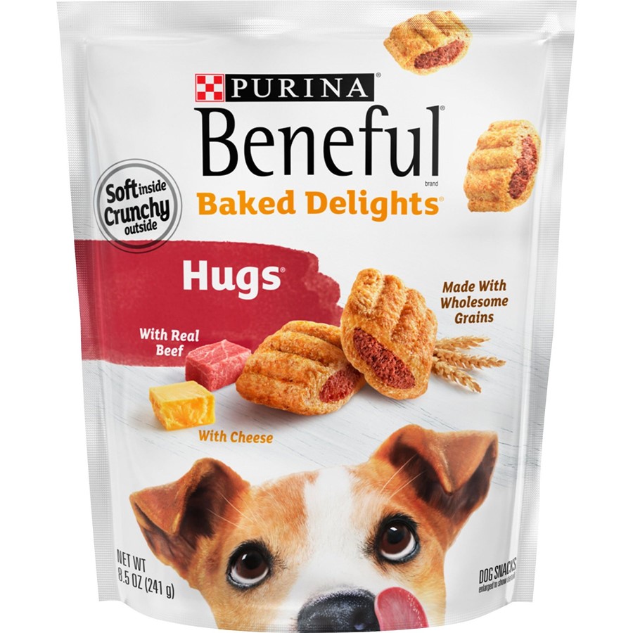 Buy Beneful Baked Delights Hugs With Real Beef Cheese Dog Treats
