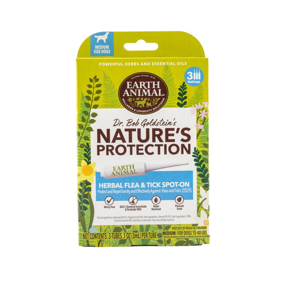 Earth Animal Nature's Protection Flea & Tick Prevention Herbal Shampoo for Dogs