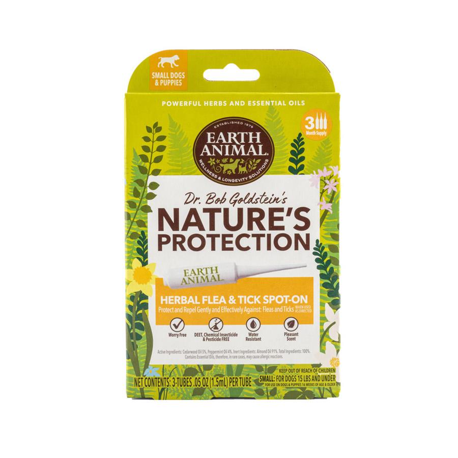 Earth Animal Nature's Protection Flea & Tick Prevention Herbal Shampoo for Dogs