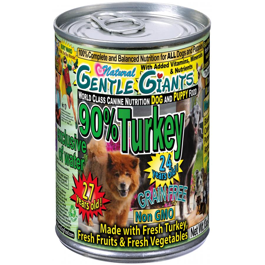 Buy Gentle Giants Non GMO Grain Free Turkey Dog Puppy Can Food