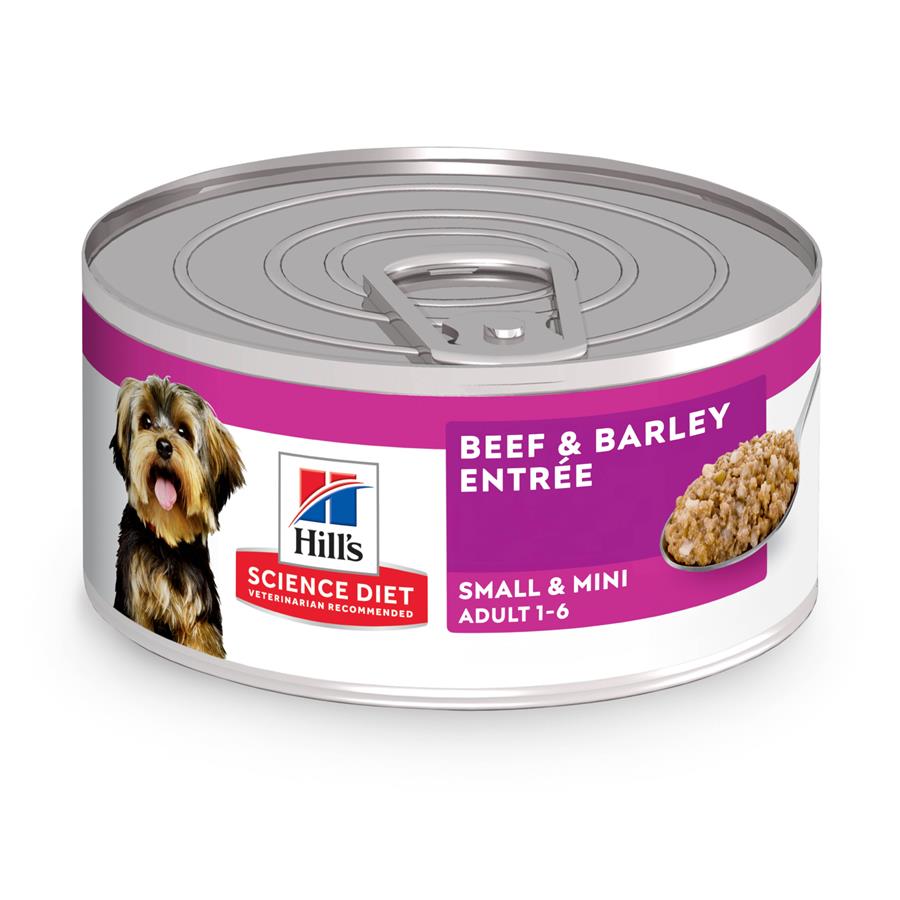 Buy Hill's Science Diet Adult Small Mini Beef Barley Entrée